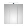 SPIEGELSCHRANK 65/70/16 cm  - Chromfarben/Eichefarben, KONVENTIONELL, Glas/Holzwerkstoff (65/70/16cm) - Xora
