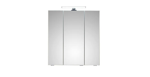 SPIEGELSCHRANK 65/70/16 cm  - Chromfarben/Eichefarben, KONVENTIONELL, Glas/Holzwerkstoff (65/70/16cm) - Xora