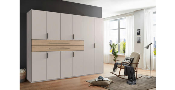 KLEIDERSCHRANK  in Eichefarben, Kaschmir  - Kaschmir/Eichefarben, Design, Holzwerkstoff (270/208/65cm) - Carryhome