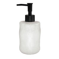 DOZATOR TEKUĆEG SAPUNA  bijela  keramika  CRINKLE  - bijela, Basics, keramika (8/17/8cm) - Kleine Wolke