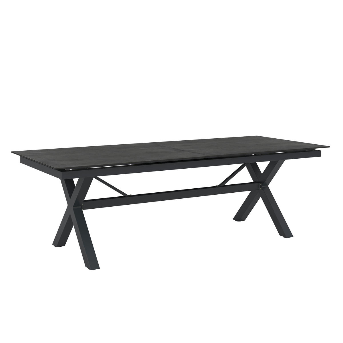 GARTENTISCH 240-315/99,6/75 cm  - Anthrazit/Grau, MODERN, Kunststoff/Metall (240-315/99,6/75cm) - Amatio