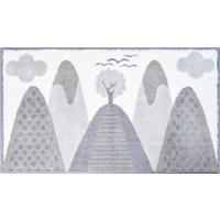 BADTEPPICH Grau 80/140 cm  - Grau, Basics, Kunststoff/Textil (80/140cm) - Grund