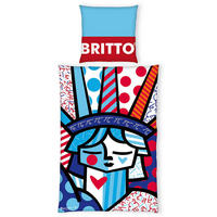 WENDEBETTWÄSCHE NEW YORK Renforcé 135/200 cm  - Multicolor, Basics, Naturmaterialien/Textil (135/200cm) - BRITTO