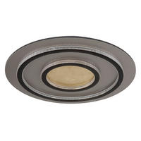 LED-DECKENLEUCHTE 55/6 cm   - Klar/Goldfarben, Design, Kunststoff/Metall (55/6cm)