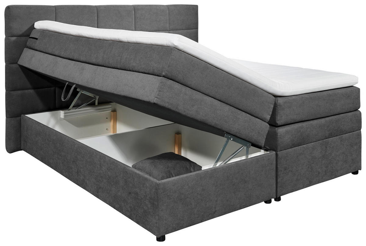 BOXSPRING KREVET    180/200 cm  - boje blata, Konvencionalno, plastika (180/200cm) - MID.YOU