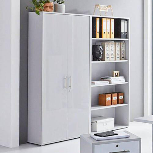 AKTENSCHRANK Weiß  - Weiß, MODERN, Holzwerkstoff (168,8/185,6/33cm) - MID.YOU