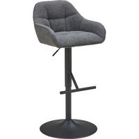 BAROVÁ ŽIDLE, šedá, černá - šedá/černá, Lifestyle, kov/textil (53/88-109/50cm) - MID.YOU