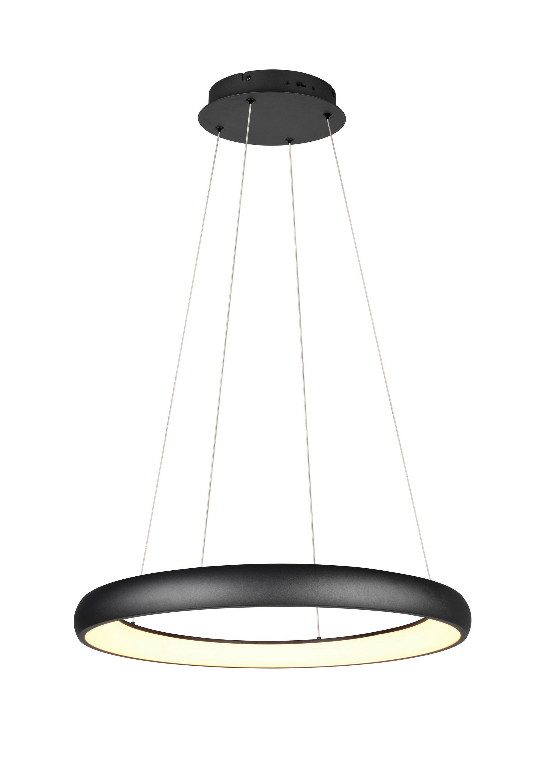 ZÁVESNÉ LED SVIETIDLO, 75/150 cm  - čierna, Design, kov (75/150cm) - Trio Leuchten