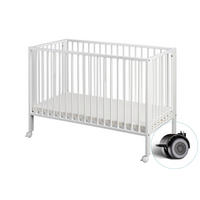 REISEBETT Jori Weiß  - Weiß, Basics, Holz (120/60/72cm) - tiSsi