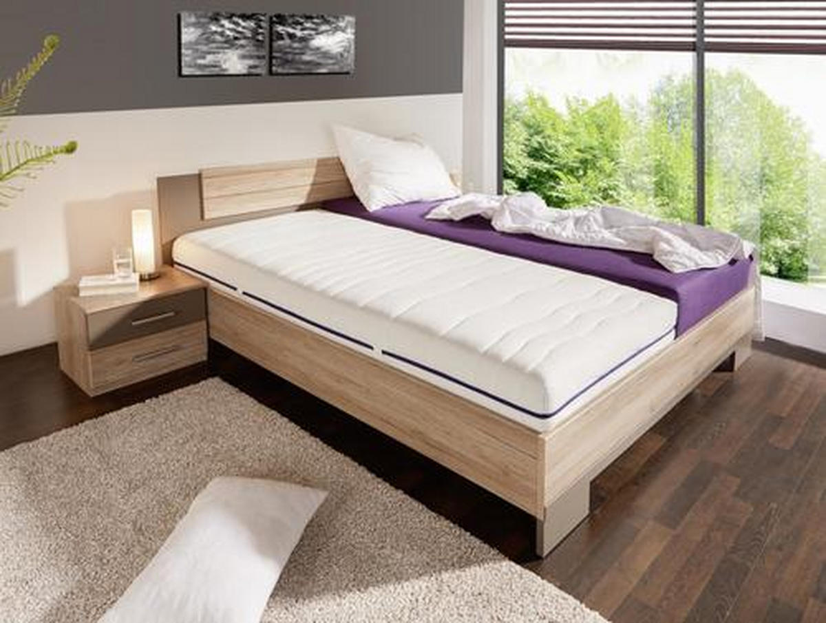 WENDEMATRATZE H2+H3 140/200 cm Höhe ca. 23 cm 7 -Zonen - Weiß, Basics, Textil (140/200cm) - Livetastic