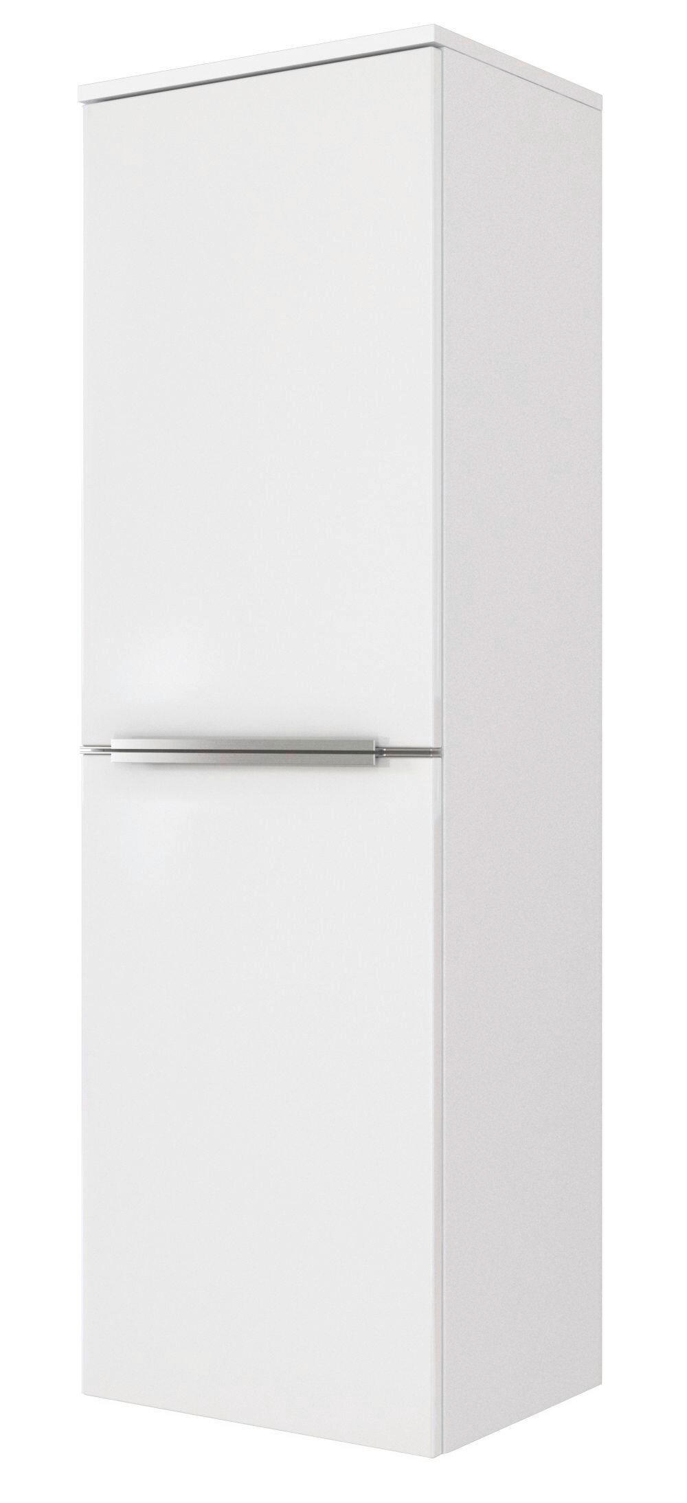 MIDISCHRANK 40/130/35 cm  - Edelstahlfarben/Silberfarben, KONVENTIONELL, Holzwerkstoff/Kunststoff (40/130/35cm) - Xora