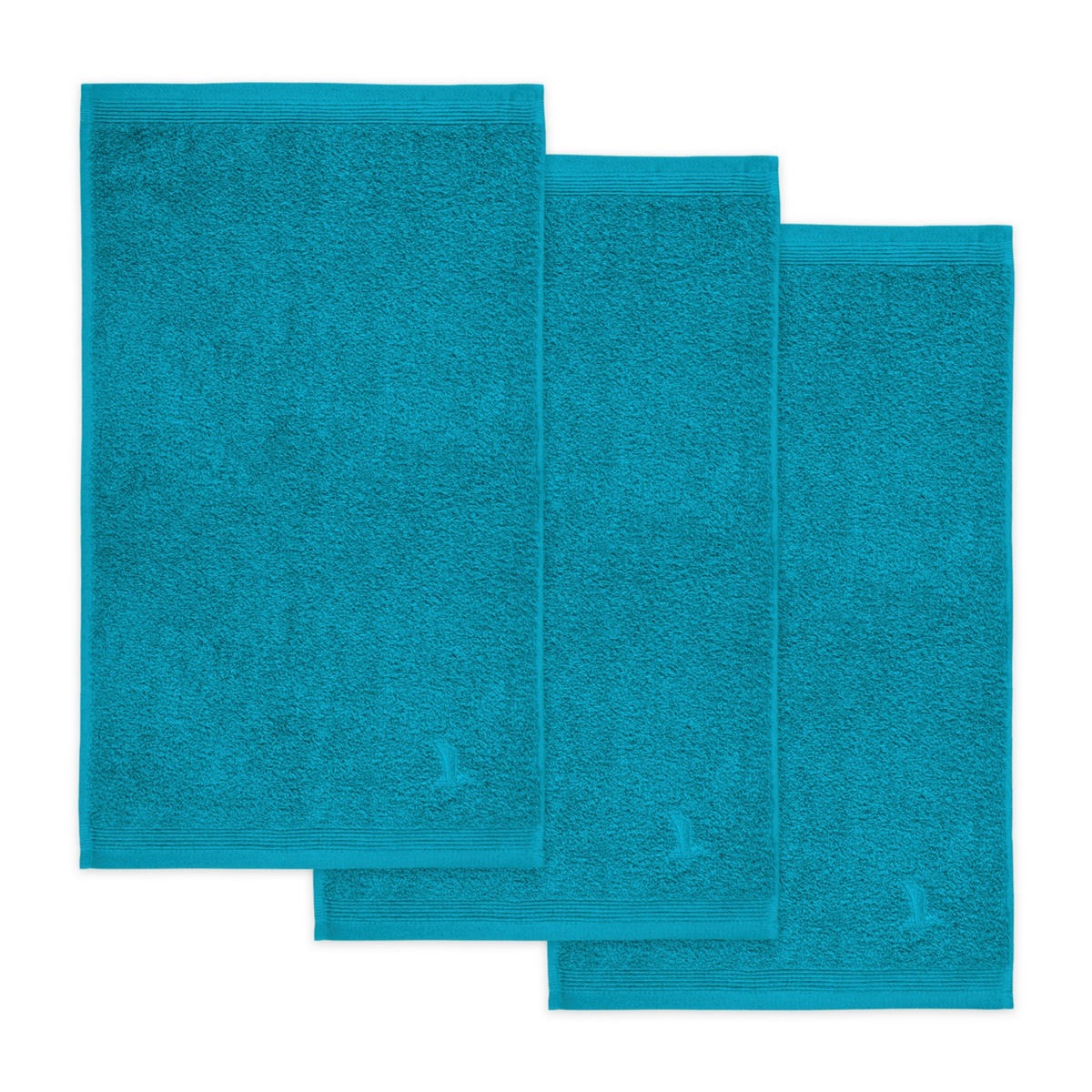 FROTTIERSET Türkis 3-teilig  - Türkis, Basics, Textil (30/50cm) - Moeve