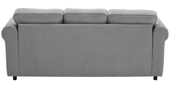 3-SITZER-SOFA  in Chenille Grau  - Schwarz/Grau, KONVENTIONELL, Kunststoff/Textil (226/88/86cm) - Carryhome