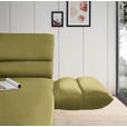 ECKSOFA  in Flachgewebe Hellgrün  279-327/176-217 cm  - Schwarz/Hellgrün, Design, Textil/Metall (279-327/176-217cm) - Dieter Knoll