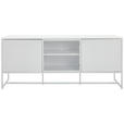 SIDEBOARD 180/75/41 cm  in Weiß  - Weiß, MODERN, Holzwerkstoff/Metall (180/75/41cm) - Novel