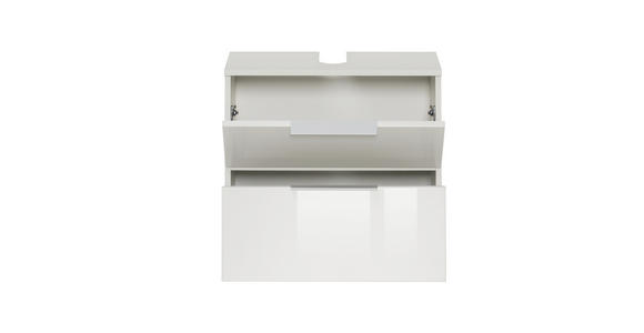 WASCHBECKENUNTERSCHRANK 60/54/35 cm  - Silberfarben/Alufarben, Design, Holzwerkstoff/Kunststoff (60/54/35cm) - Xora
