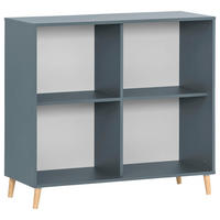 REGAL 100,1/92,6/41 cm modra  - modra, Moderno, leseni material/les (100,1/92,6/41cm) - MID.YOU