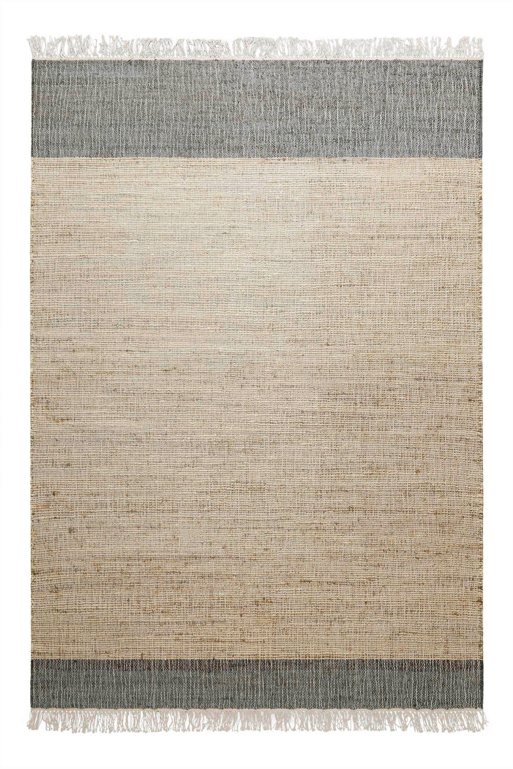 HANDWEBTEPPICH 160/230 cm Viktor Beige, Graubraun  - Beige/Graubraun, Design, Textil (160/230cm)