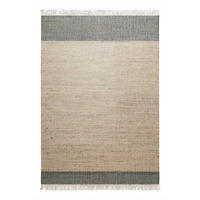 HANDWEBTEPPICH 130/190 cm Viktor Beige, Graubraun  - Beige/Graubraun, Design, Textil (130/190cm)