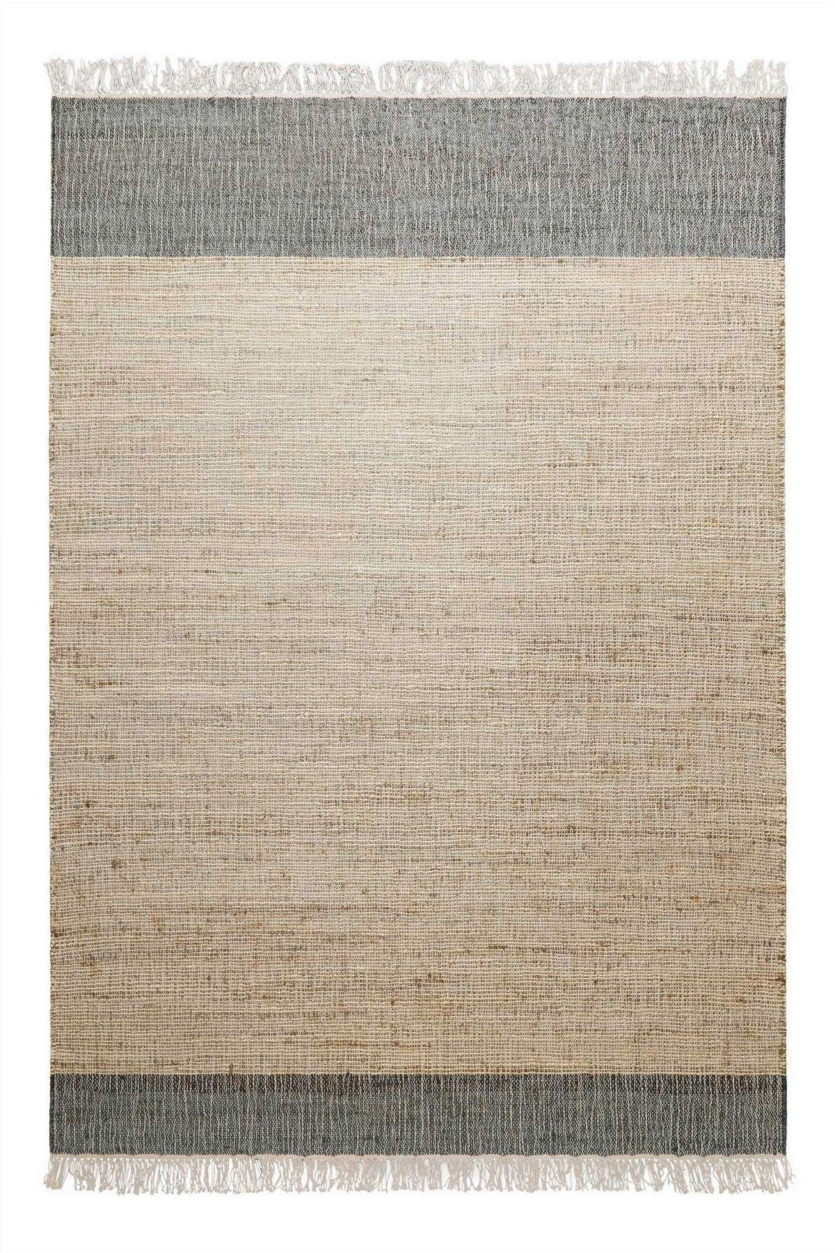 HANDWEBTEPPICH 130/190 cm Viktor Beige, Graubraun  - Beige/Graubraun, Design, Textil (130/190cm)