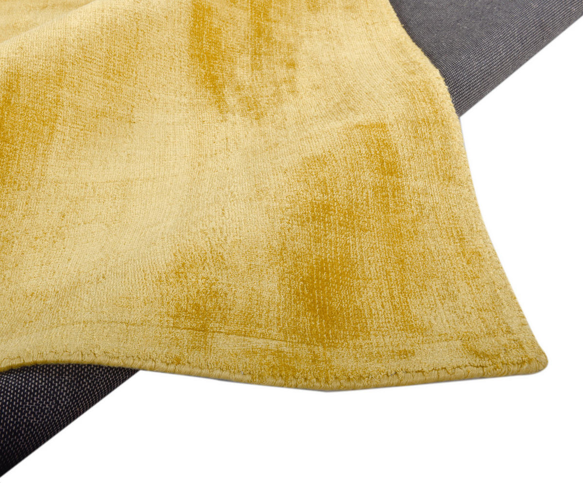 HANDWEBTEPPICH 50/80 cm Goldfarben  - Goldfarben, Basics, Textil (50/80cm) - Tom Tailor