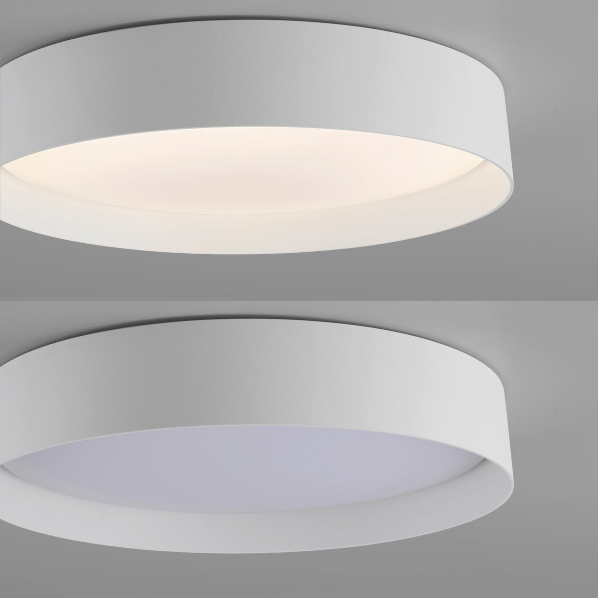 LED-DECKENLEUCHTE Tavoli 39/39/7.3 cm   - Weiß, KONVENTIONELL, Kunststoff/Metall (39/39/7.3cm) - Schöner Wohnen