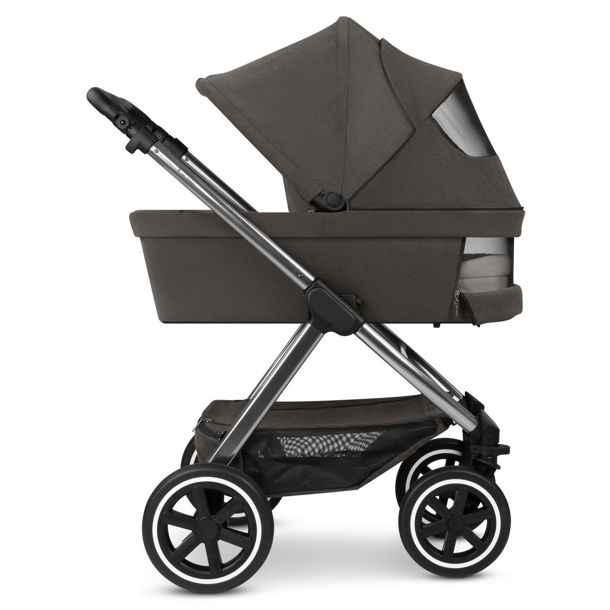 KINDERWAGEN  Samba 2  Almond  - Platinfarben/Grau, Basics, Metall (60/108/88cm) - ABC Design