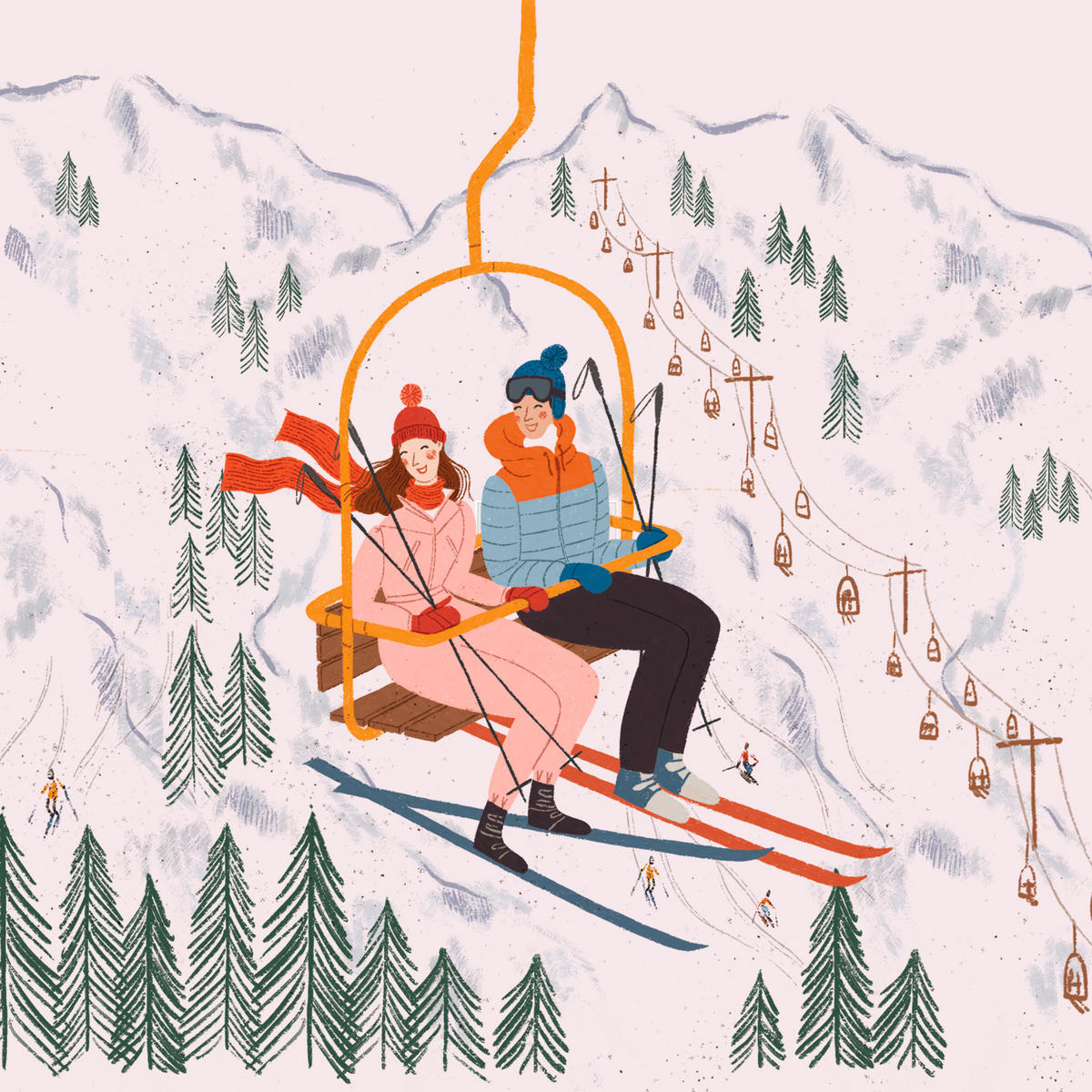 SERVIETTE  17,5/17,5 cm   - Multicolor, Basics, Papier (17,5/17,5cm) - PPD