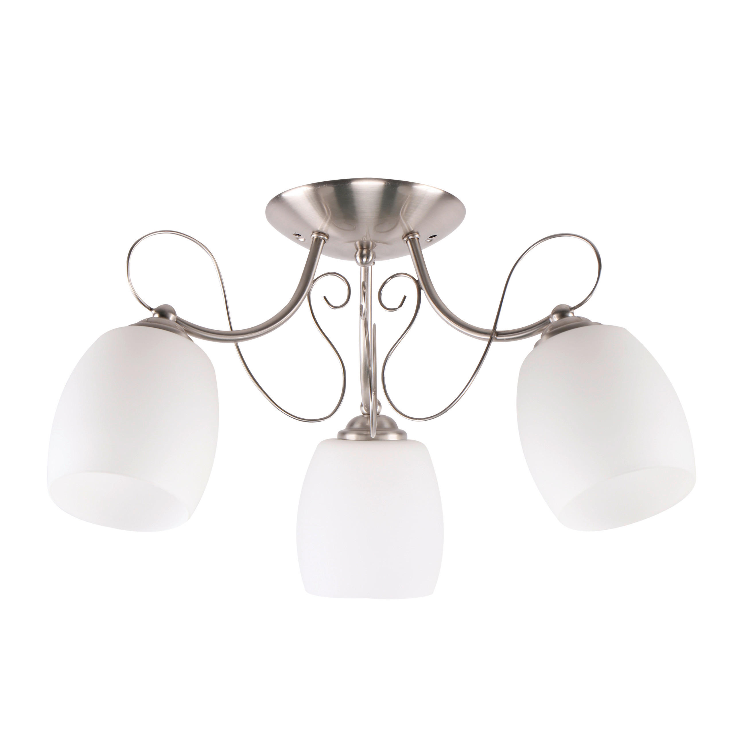 TAKLAMPA 56/56/26 cm  - vit, Klassisk, metall (56/56/26cm)