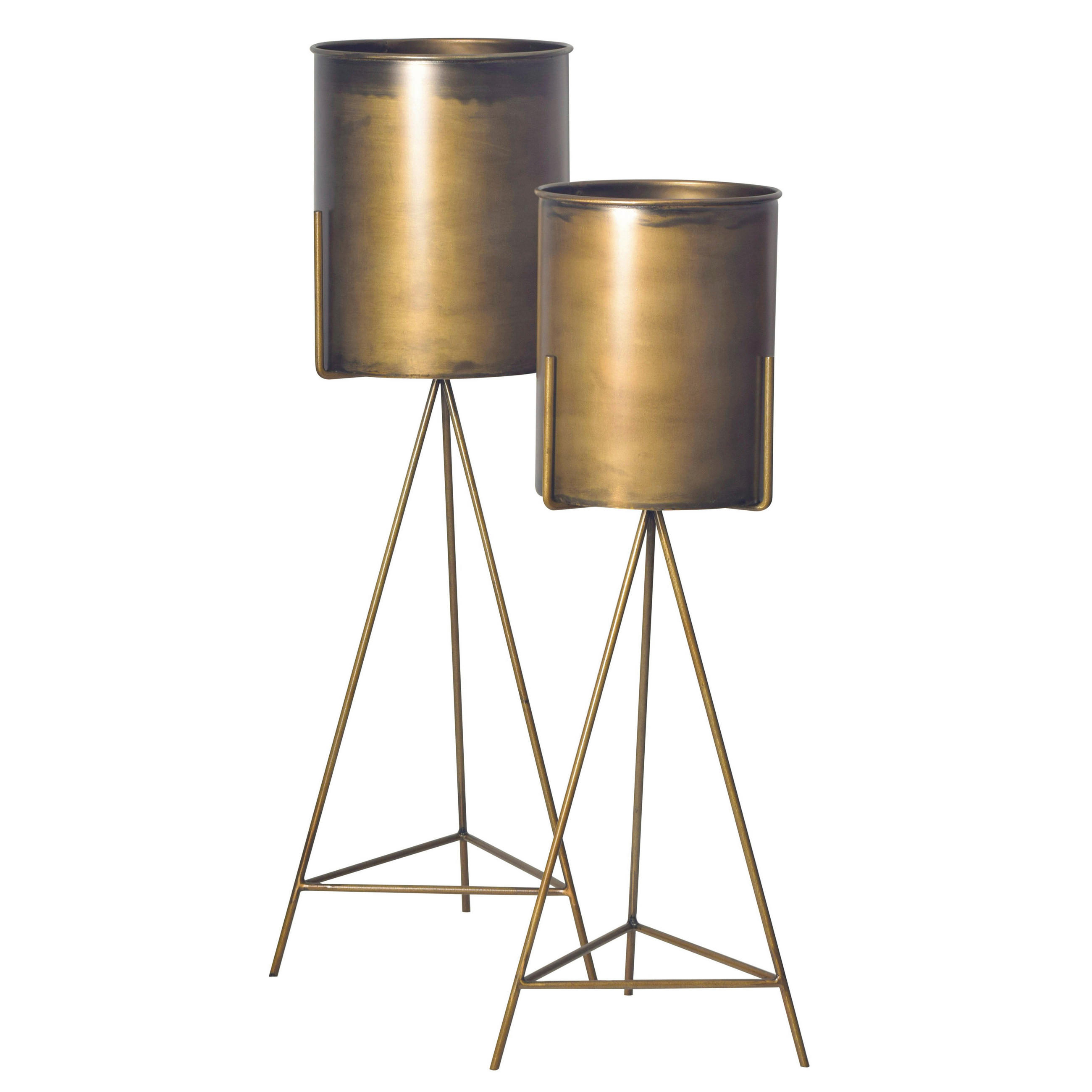 DEKORVAS  - guldfärgad, Design, metall (32/89/32cm) - Livetastic