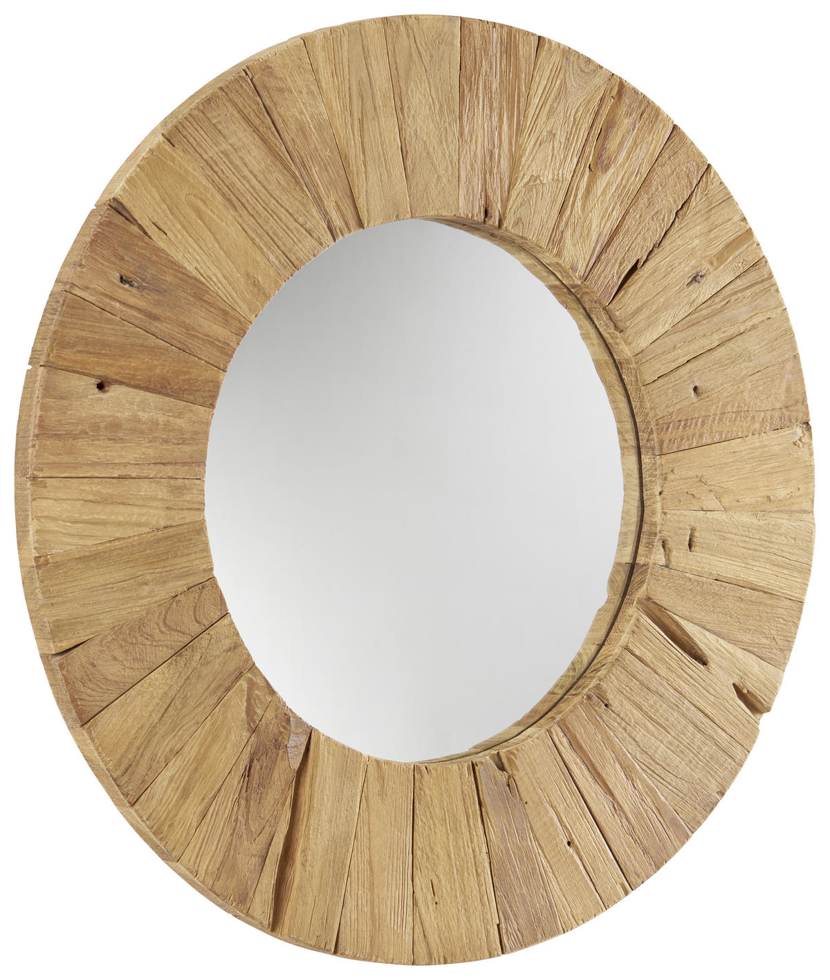 OGLINDĂ DE PERETE 60/60/4 cm    - culoare natur, Trend, sticlă/lemn (60/60/4cm) - Landscape