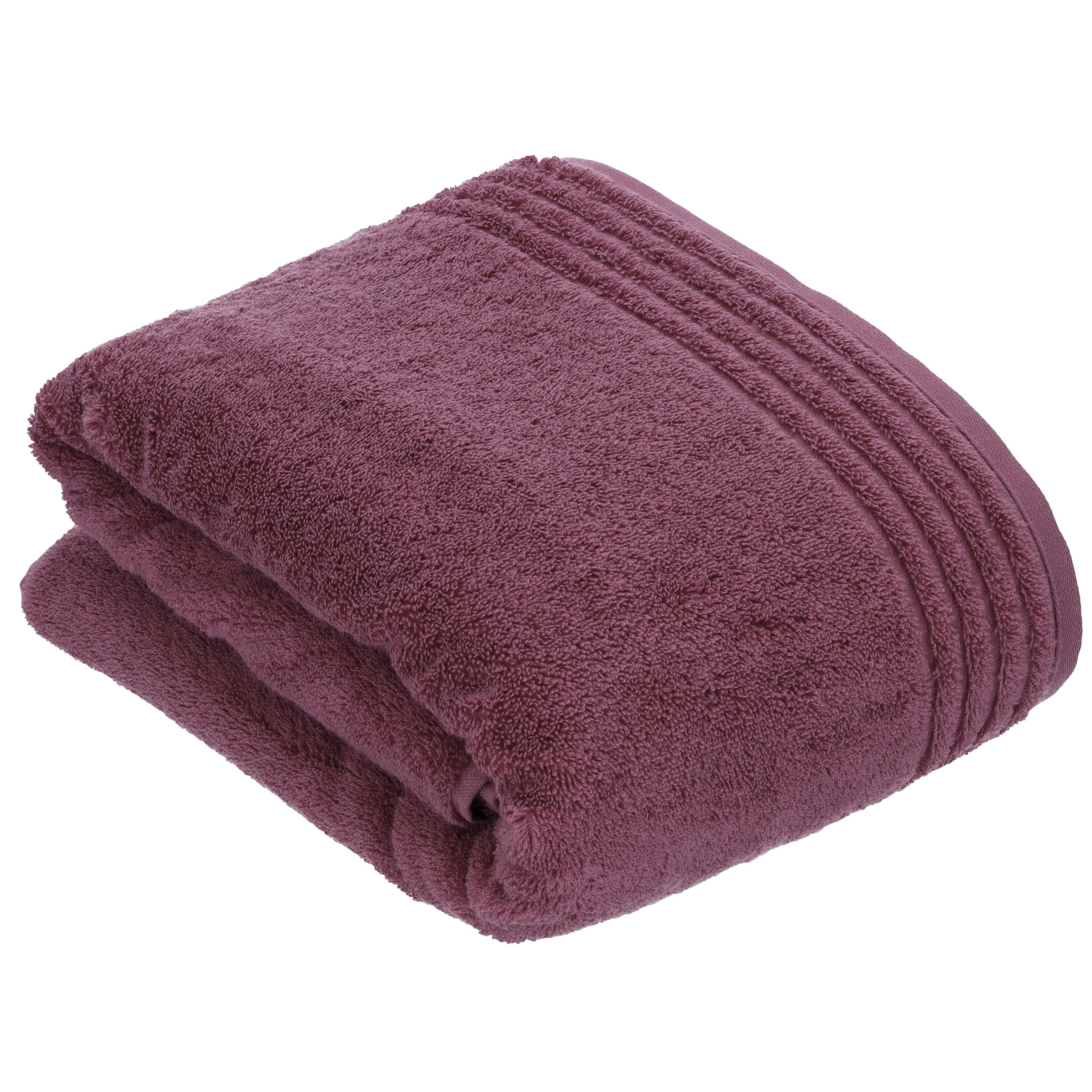 BADETUCH Vienna Style Supersoft Rosa 80/160 cm  - Rosa, Basics, Textil (80/160cm) - Vossen