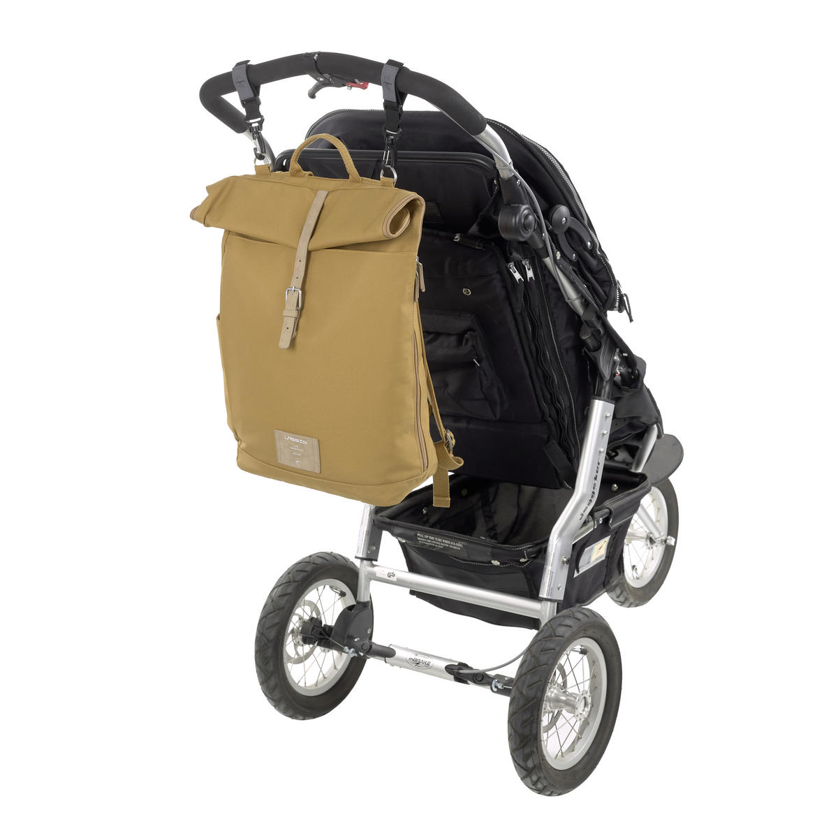 WICKELRUCKSACK Rolltop  - Currygelb, Trend, Textil (30/14,5/46cm) - Lässig