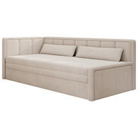 RÉCAMIERE Cord Beige  - Beige/Schwarz, Design, Kunststoff/Textil (82/77/214cm) - MID.YOU