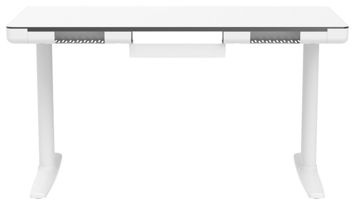 SCHREIBTISCH 140/70/73 cm Weiß  - Weiß, Design, Holzwerkstoff/Kunststoff (140/70/73cm) - Novel