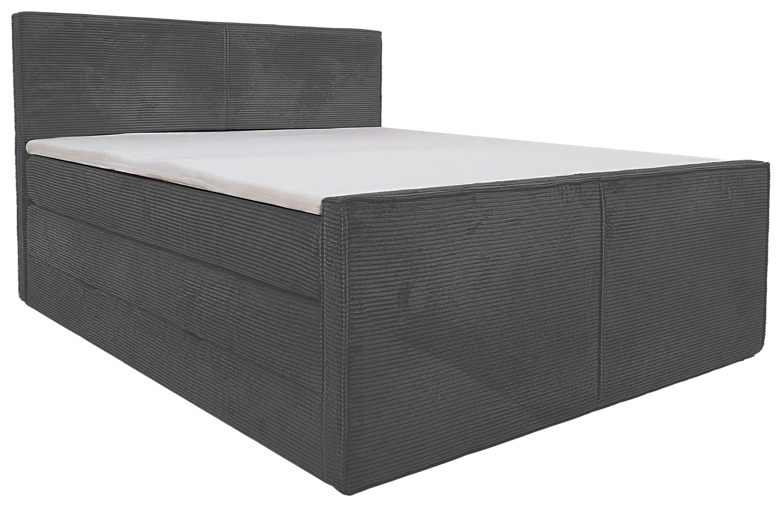 Livetastic BOXSPRINGOVÁ POSTEĽ, 140/200 cm, sivá