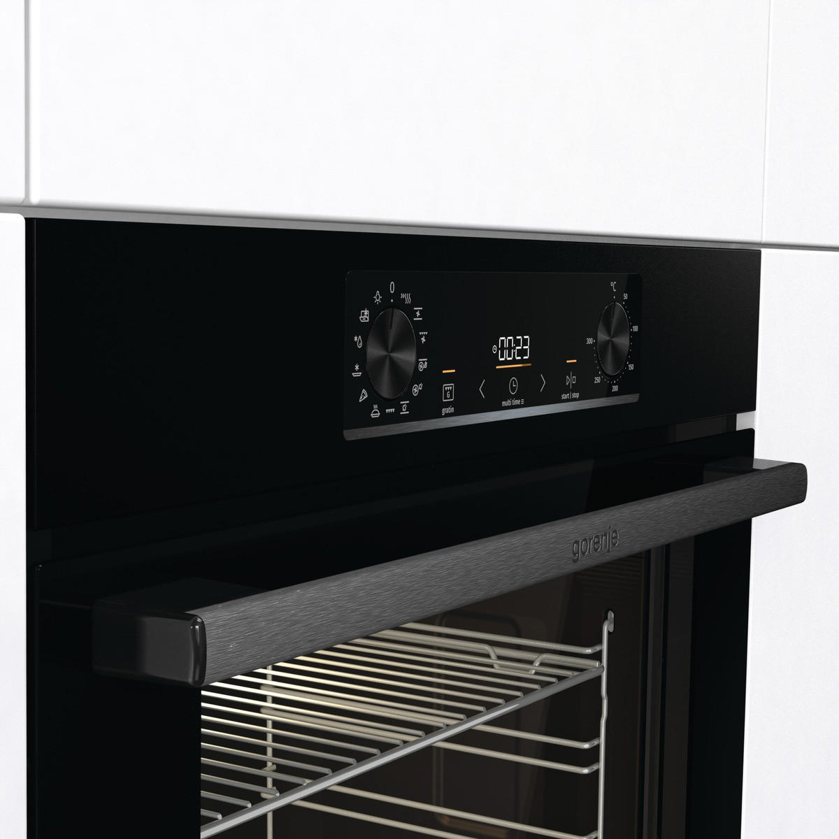 EINBAUBACKOFEN BOS6737E02B  - Schwarz, Trend (59,5/59,5/56,4cm) - Gorenje