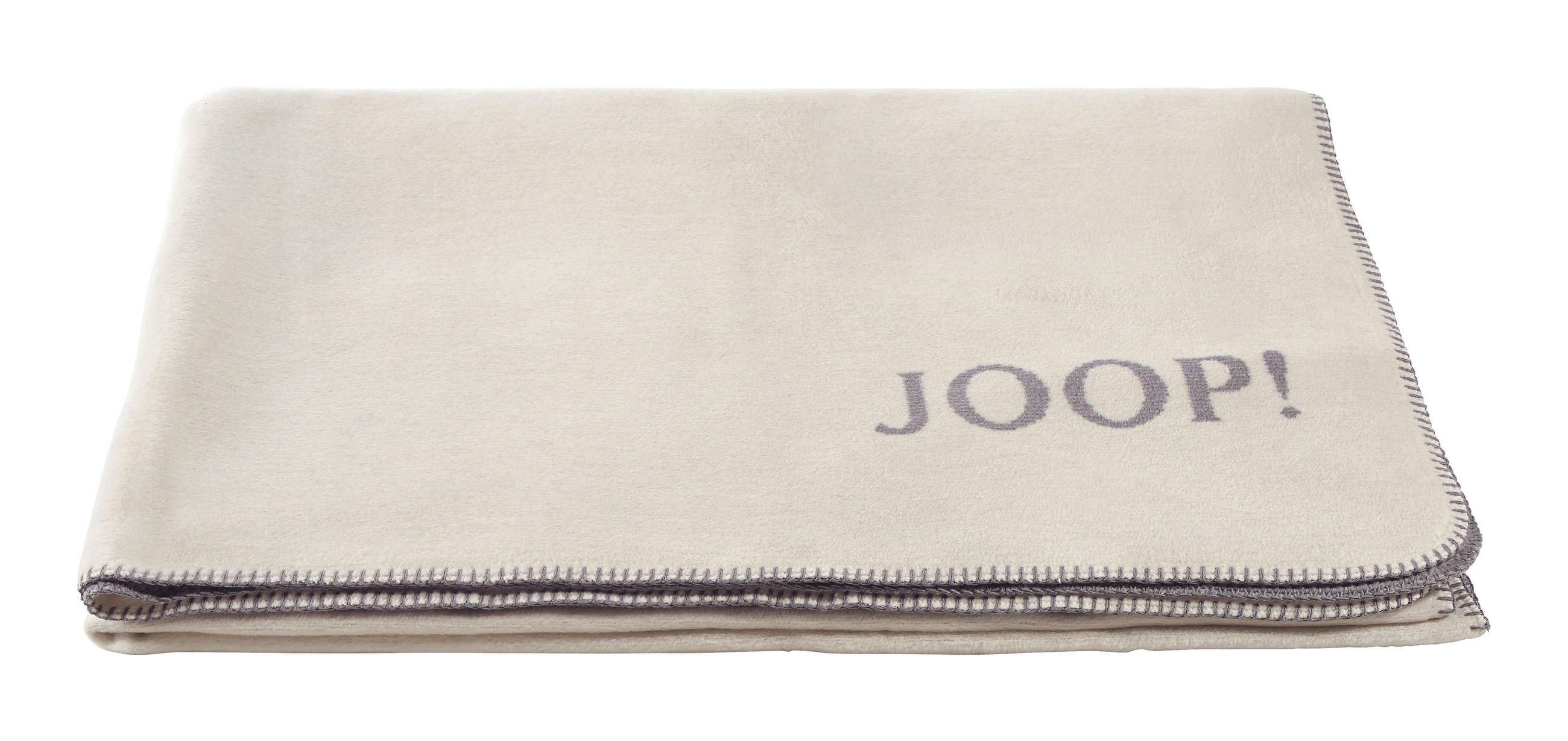 WOHNDECKE MELANGE DOUBLEFACE 150/200 cm  - Hellgrau/Naturfarben, Design, Textil (150/200cm) - Joop!