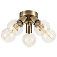 DECKENLEUCHTE Skandinavisch, Modern 21/10,5 cm    - Messingfarben, Basics, Metall (21/10,5cm) - Markslöjd