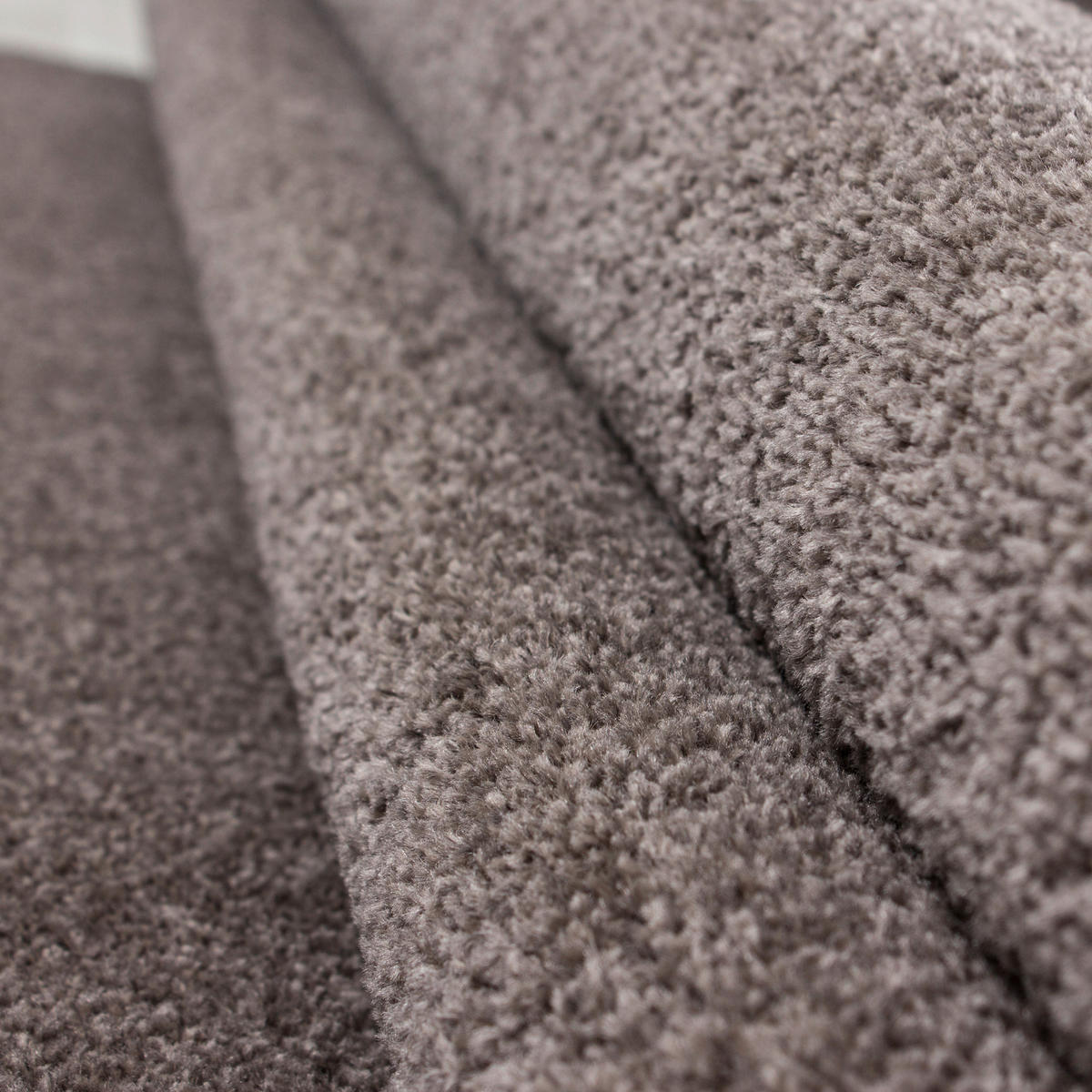 KOBEREC S VYSOKÝM VLASEM, 200 cm světle hnědá - světle hnědá, Design, textil (200cm) - Novel