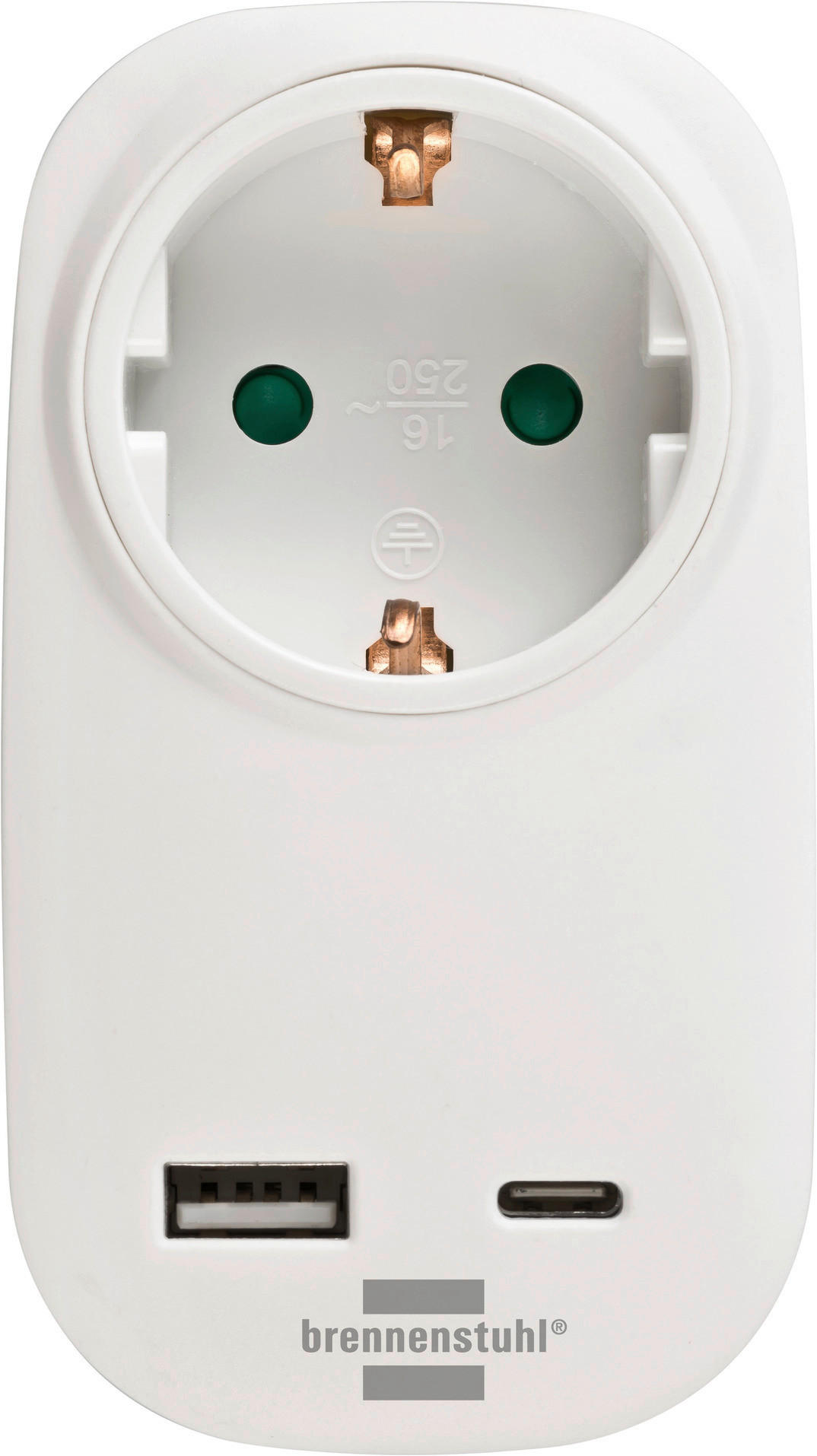 ADAPTERSTECKER - Basics, Kunststoff (5,5/10/7,5cm) - Brennenstuhl