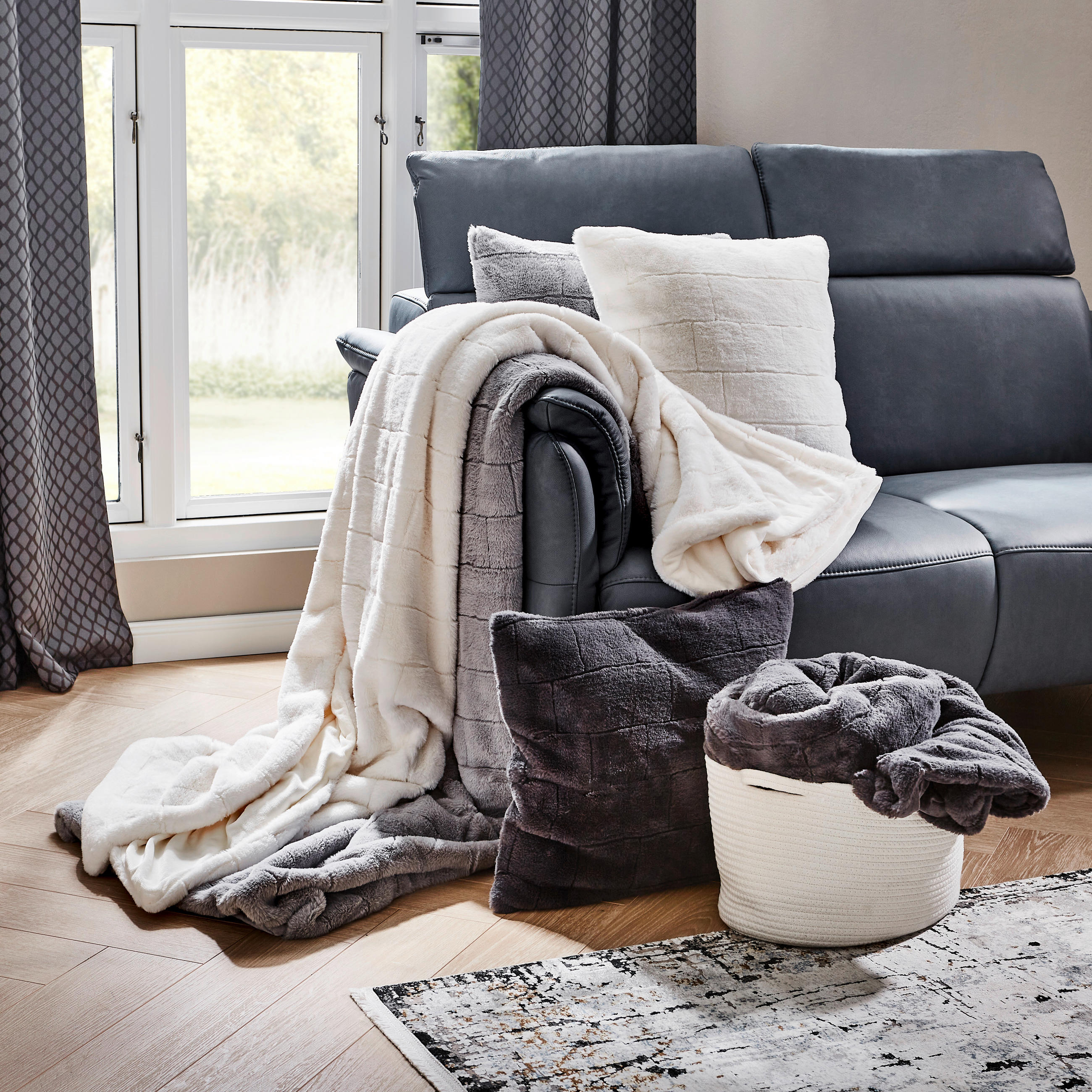 PĂTURĂ DIN BLANĂ 150/200 cm  - alb, Konventionell, textil (150/200cm) - Dieter Knoll