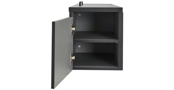 GAMINGTISCH Dunkelgrau - Dunkelgrau, MODERN, Holzwerkstoff (210/80/75cm) - Novel