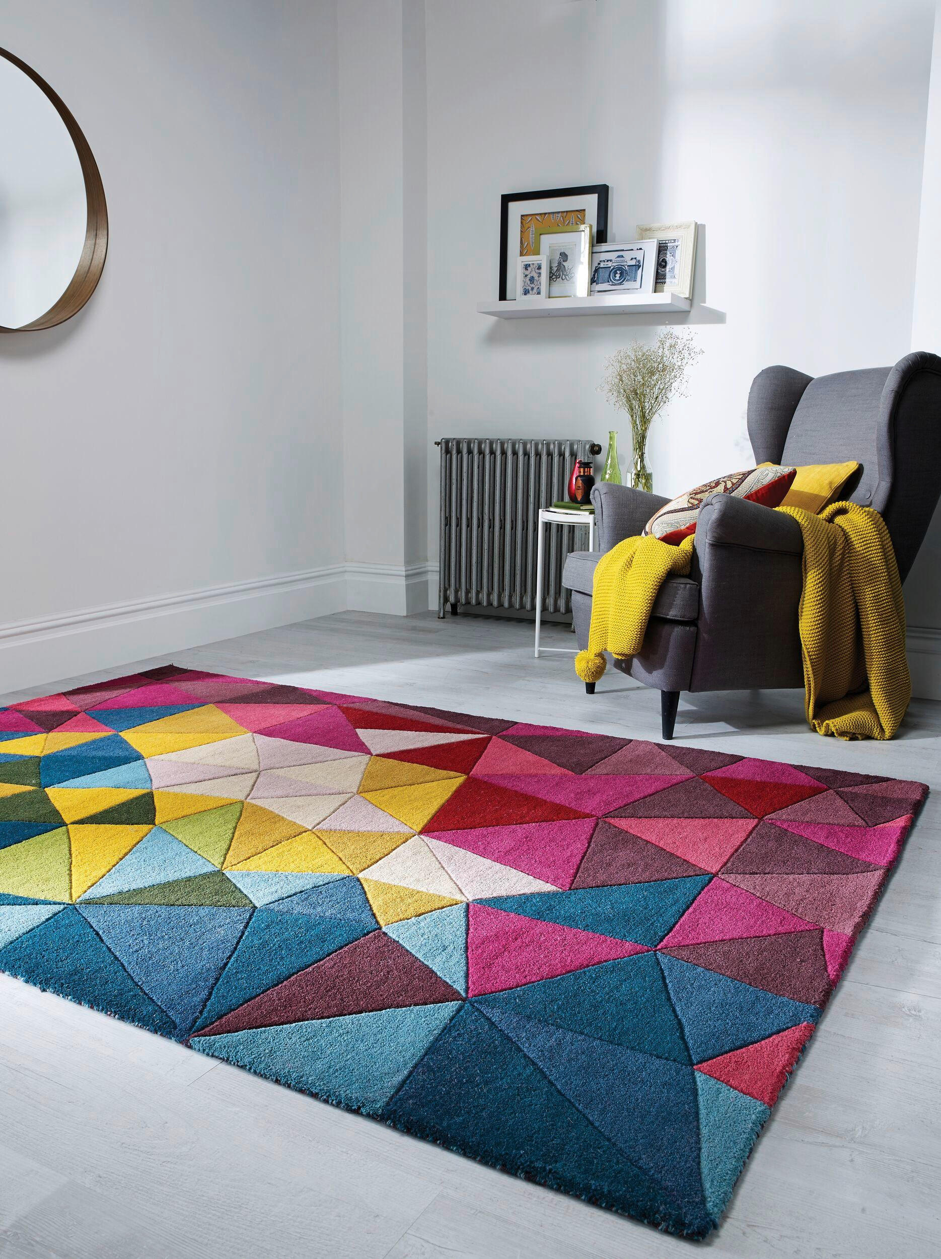 WOLLTEPPICH 200/290 cm Illusion  - Multicolor, KONVENTIONELL, Textil (200/290cm)