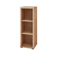 AKTENREGAL Eiche Artisan  - Schwarz/Eiche Artisan, MODERN, Holzwerkstoff (44/124/38cm) - MID.YOU