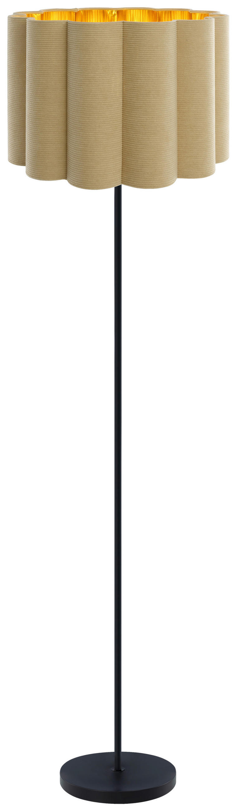 Novel Stehleuchte Schwarz 150 cm