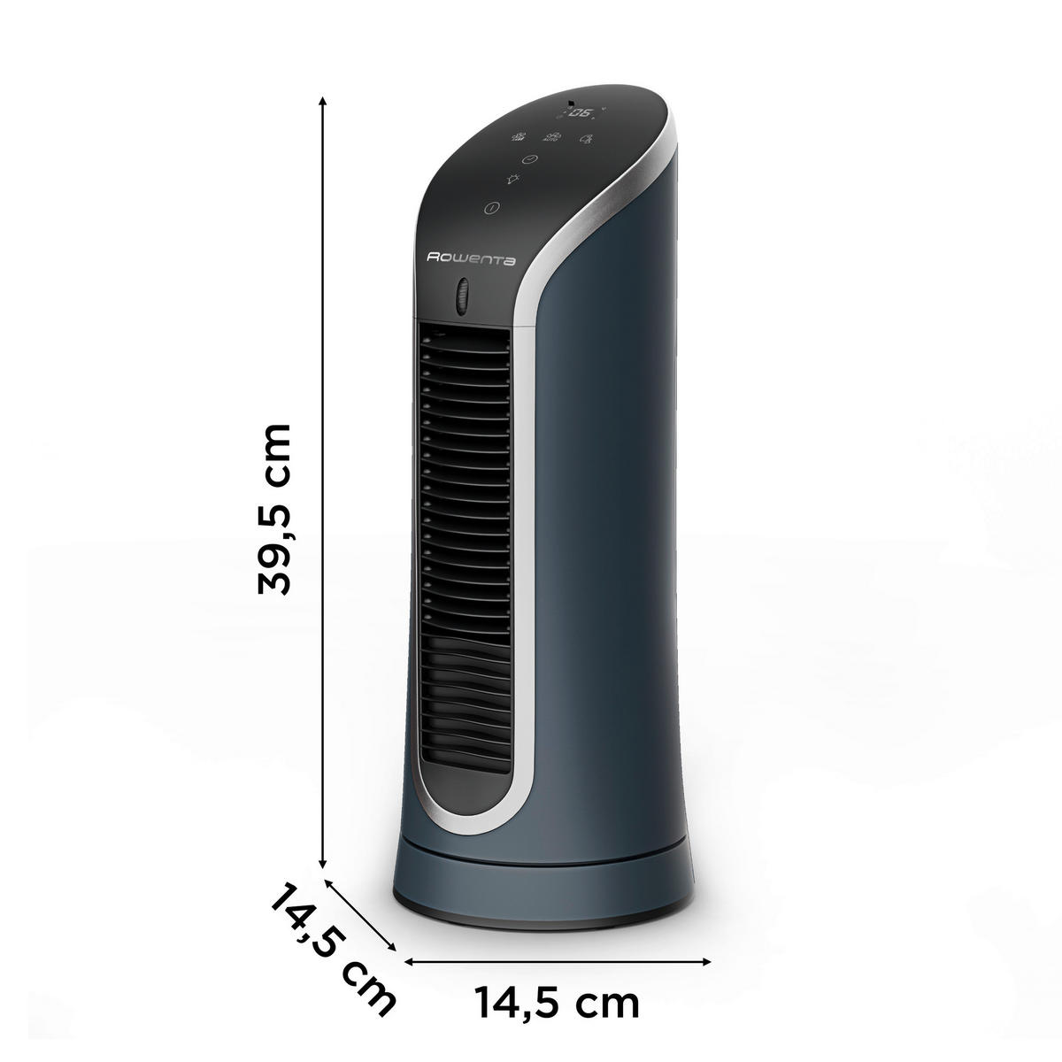 STANDVENTILATOR - Schwarz, Basics, Kunststoff (43cm) - Rowenta