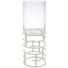 WINDLICHT - Klar/Weiß, Design, Glas/Metall (21/64,6cm) - Ambia Home WINDLICHT - Klar/Weiß, Design, Glas/Metall (21/64,6cm) - Ambia Home