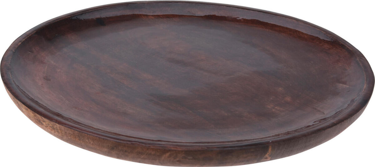 DEKORAČNÍ TALÍŘ - vícebarevná, Basics, dřevo (30/30/1.5cm)