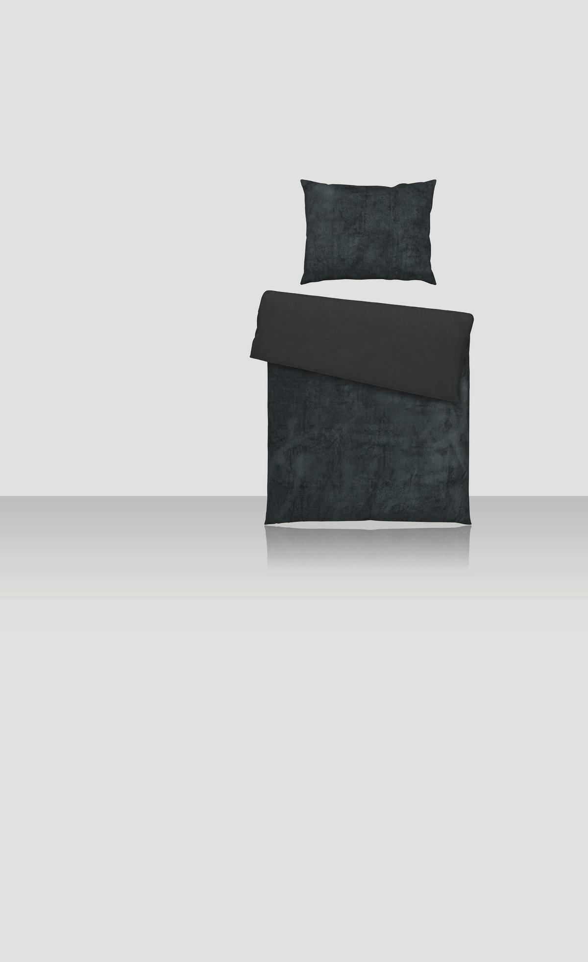 POSTELJINA - antracit, Basics, tekstil (140/200cm) - Esposa